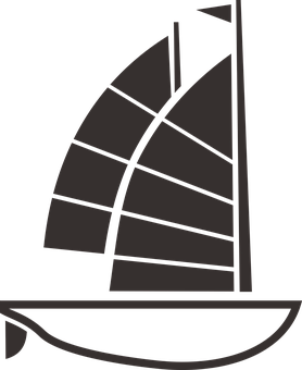 Sailboat Silhouette Graphic