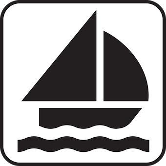 Sailboat Symbol Icon