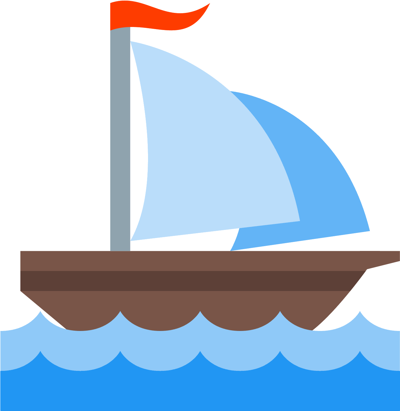 Sailboat Vector Illustration