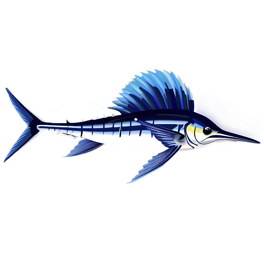 Sailfish Illustration Png Qpi