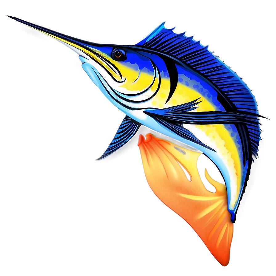 Sailfish Sunset Background Png Txr