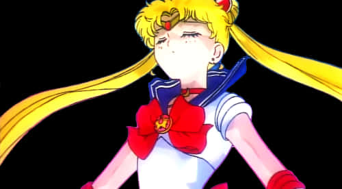 Sailor Moon Character Pouting Expression