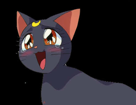 Sailor Moon Luna Shocked Expression