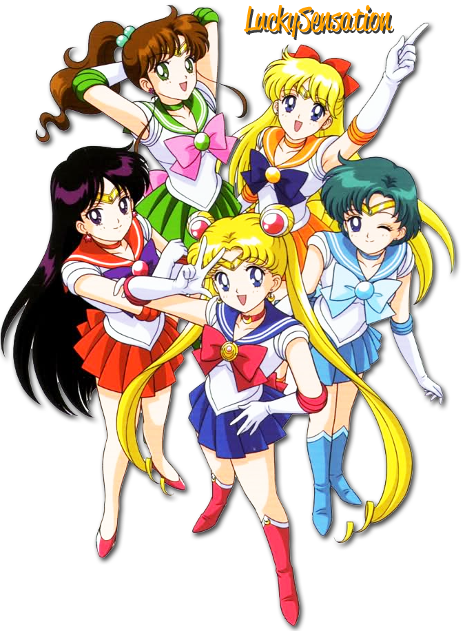 Sailor Moon Team Animated Characters