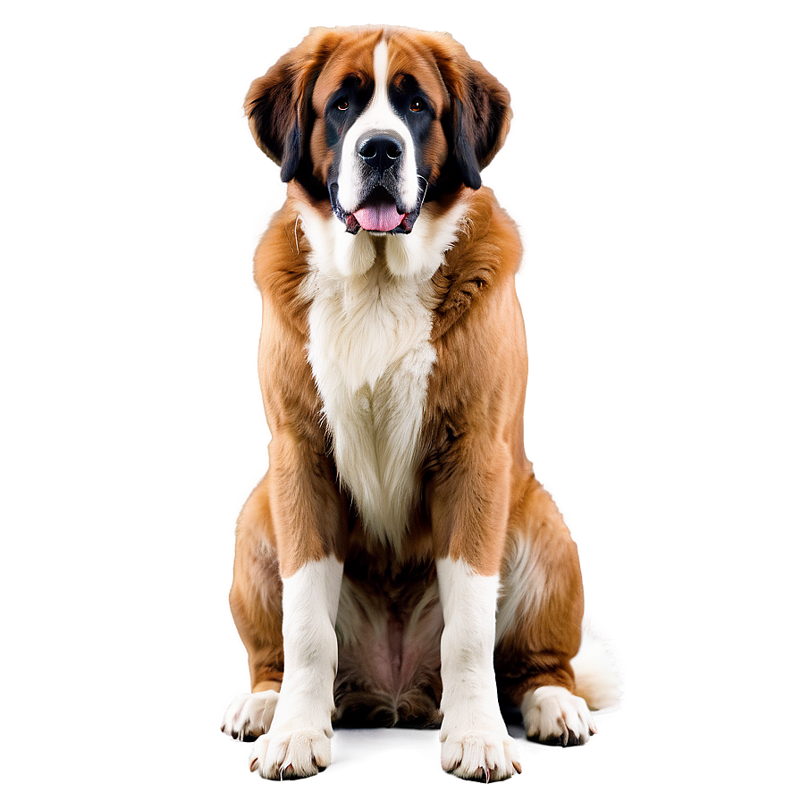 Saint Bernard Classic Stance Png 06252024