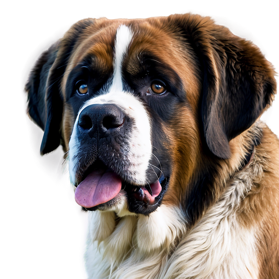 Saint Bernard Ears Flapping Png Kqo86