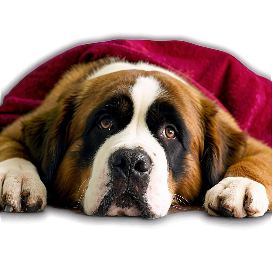 Saint Bernard Lazy Day Png 06252024