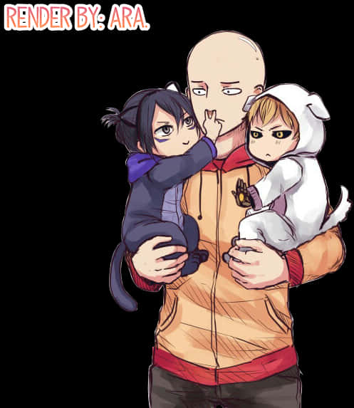 Saitamaand Friends Fanart