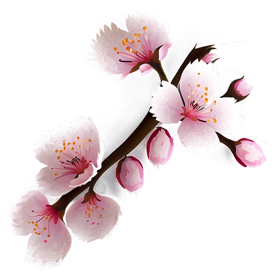 Sakura Flower Art Png Nwm