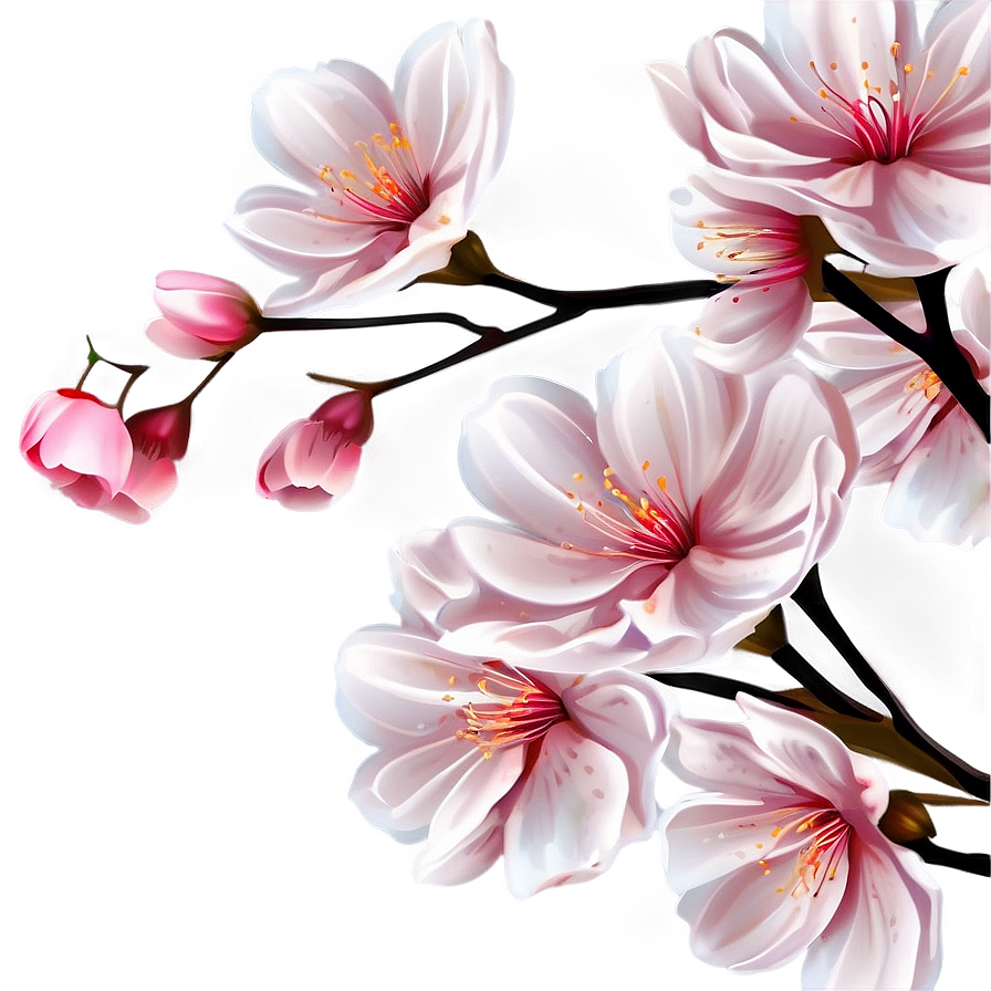 Sakura Flower Vector Png 74