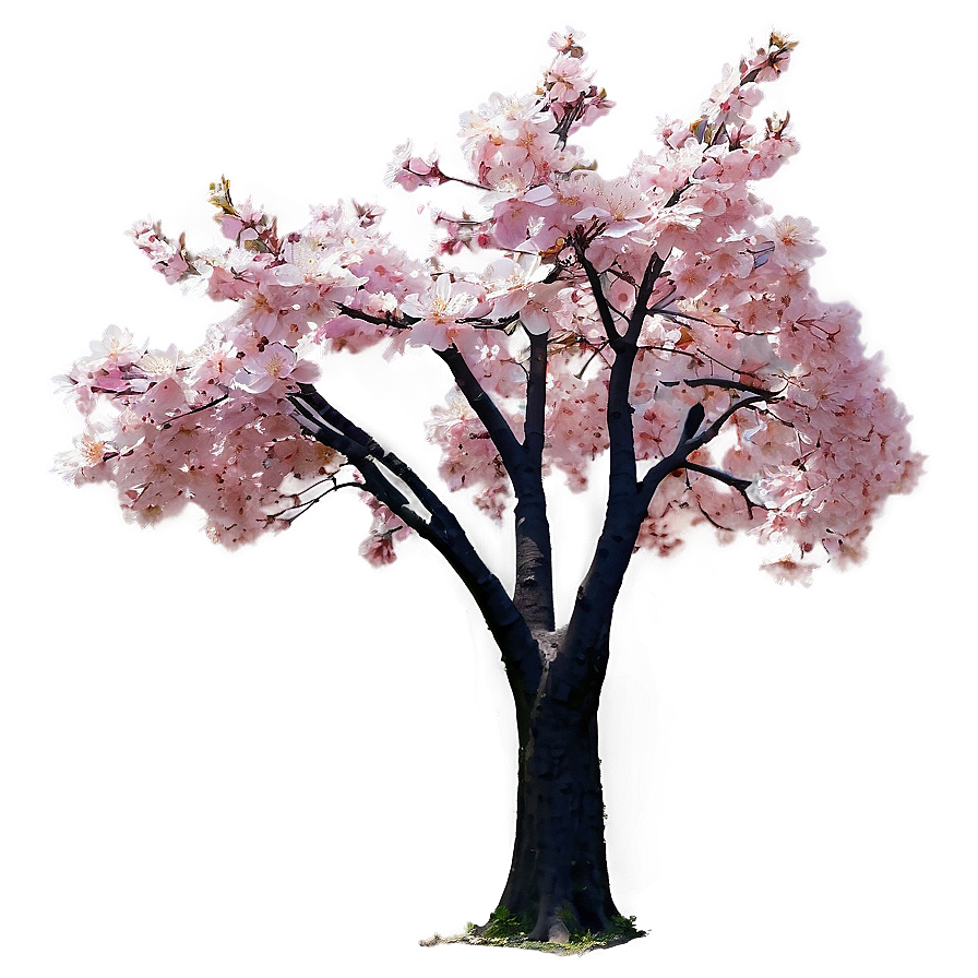 Sakura Tree In Park Setting Png Hkm