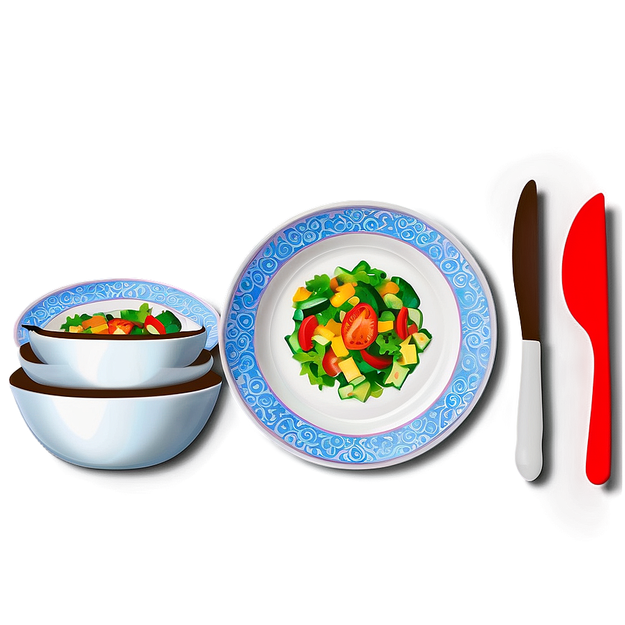 Salad Plates Variety Png Ayq87