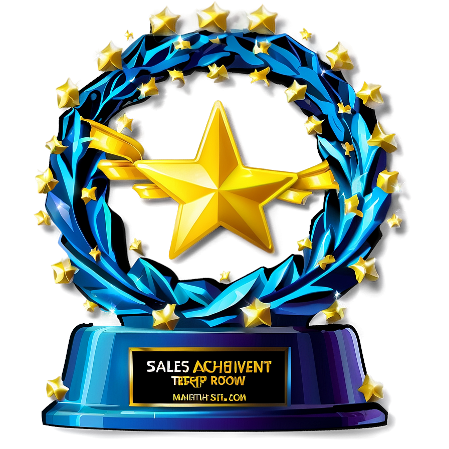 Sales Achievement Trophy Png 05042024