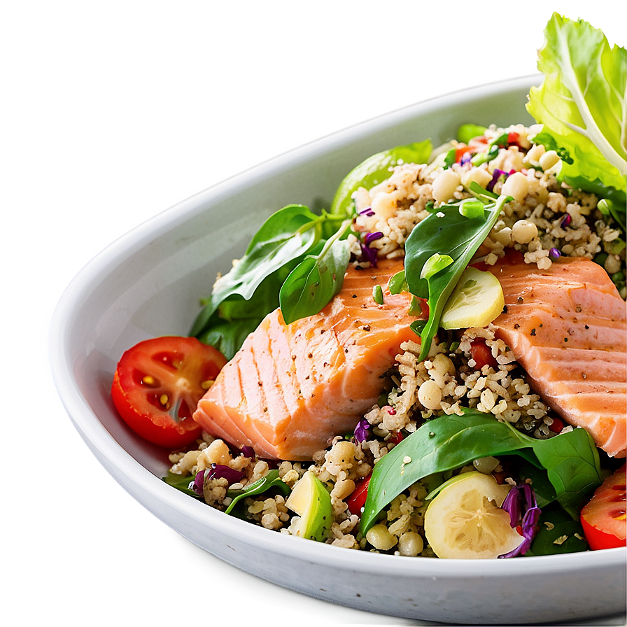 Salmon And Quinoa Salad Png 11