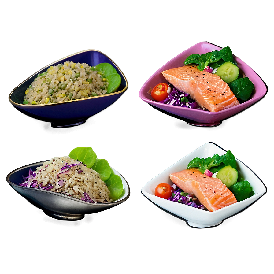 Salmon And Quinoa Salad Png Gyv75
