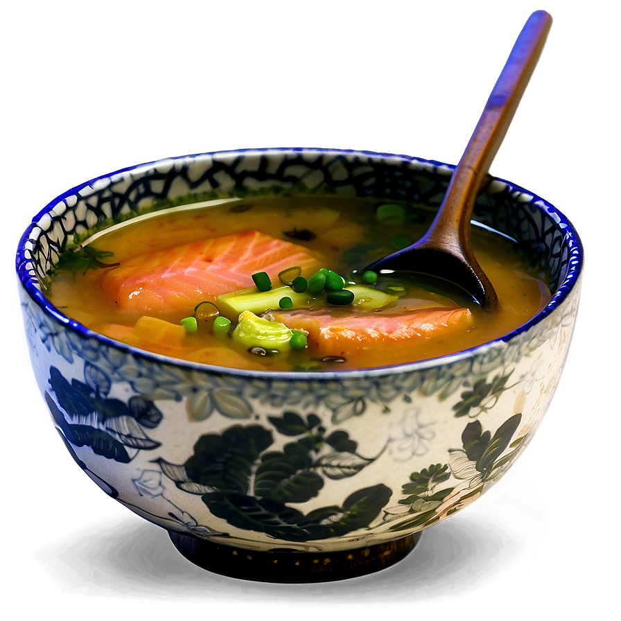 Salmon Miso Soup Png Ney