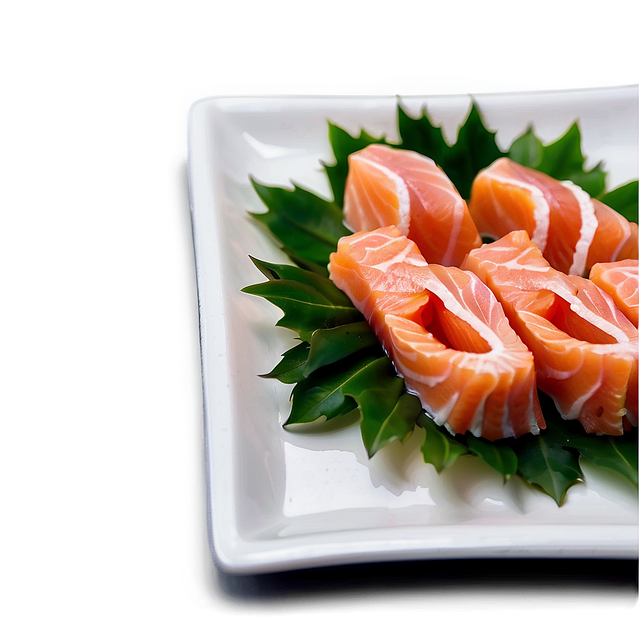 Salmon Sashimi Platter Png Qlq