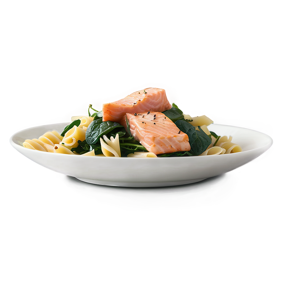Salmon Spinach Pasta Png 05242024