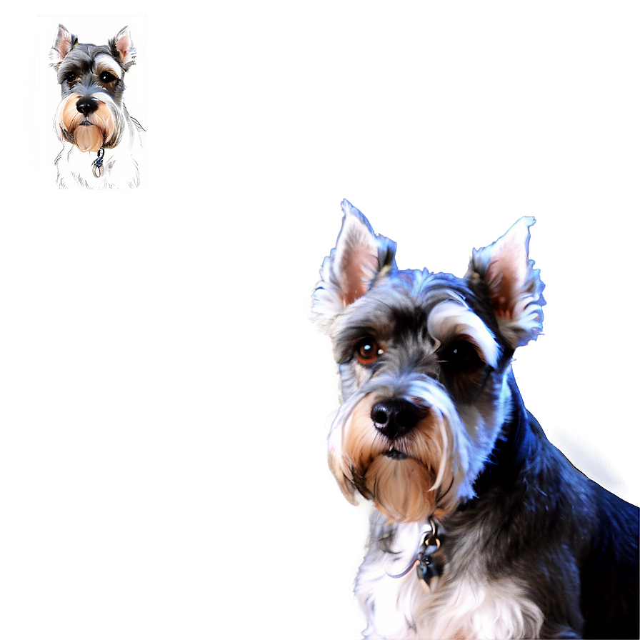 Salt And Pepper Schnauzer Png Uln13