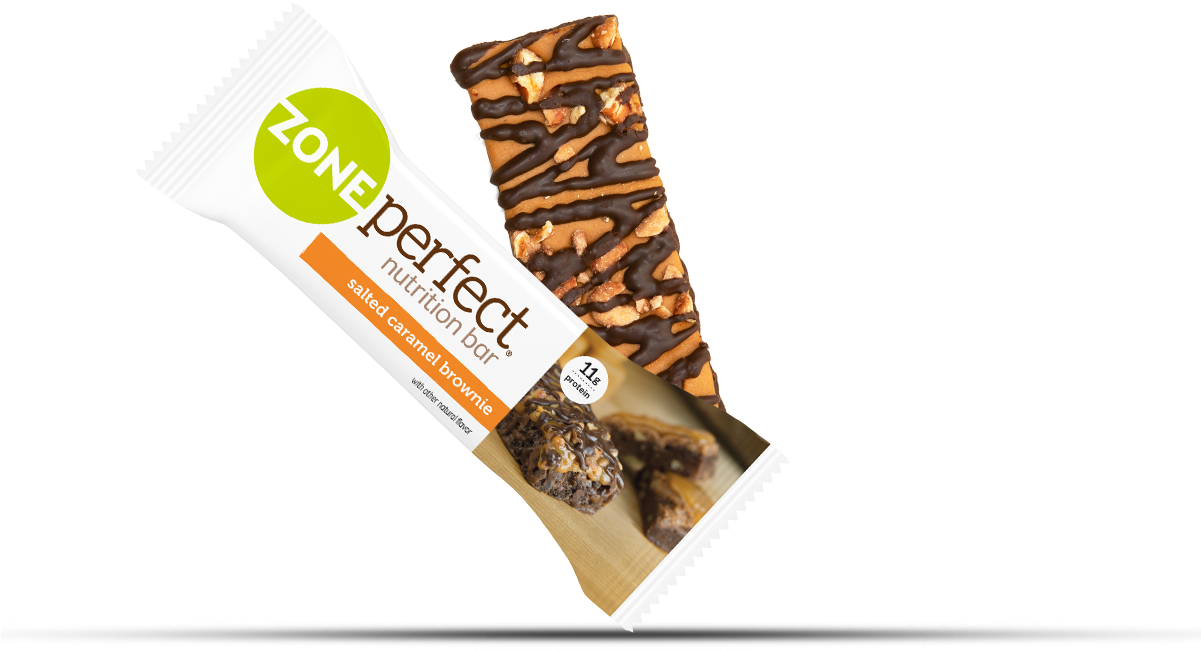 Salted Caramel Brownie Nutrition Bar Packaging