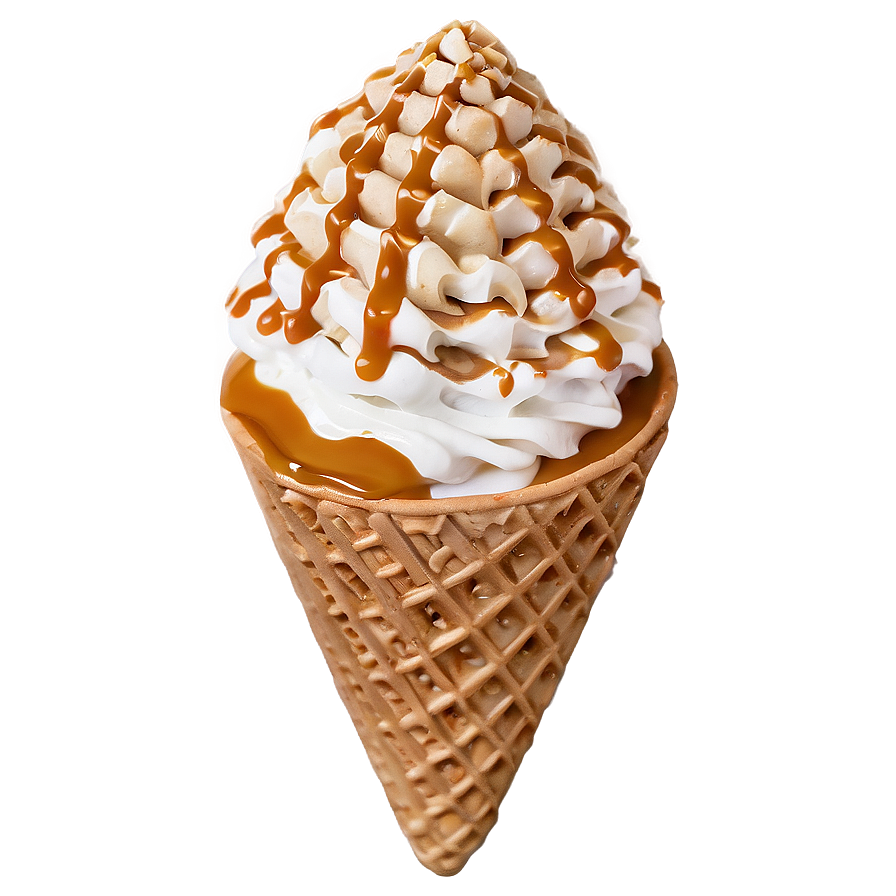 Salted Caramel Waffle Cone Png Jdy