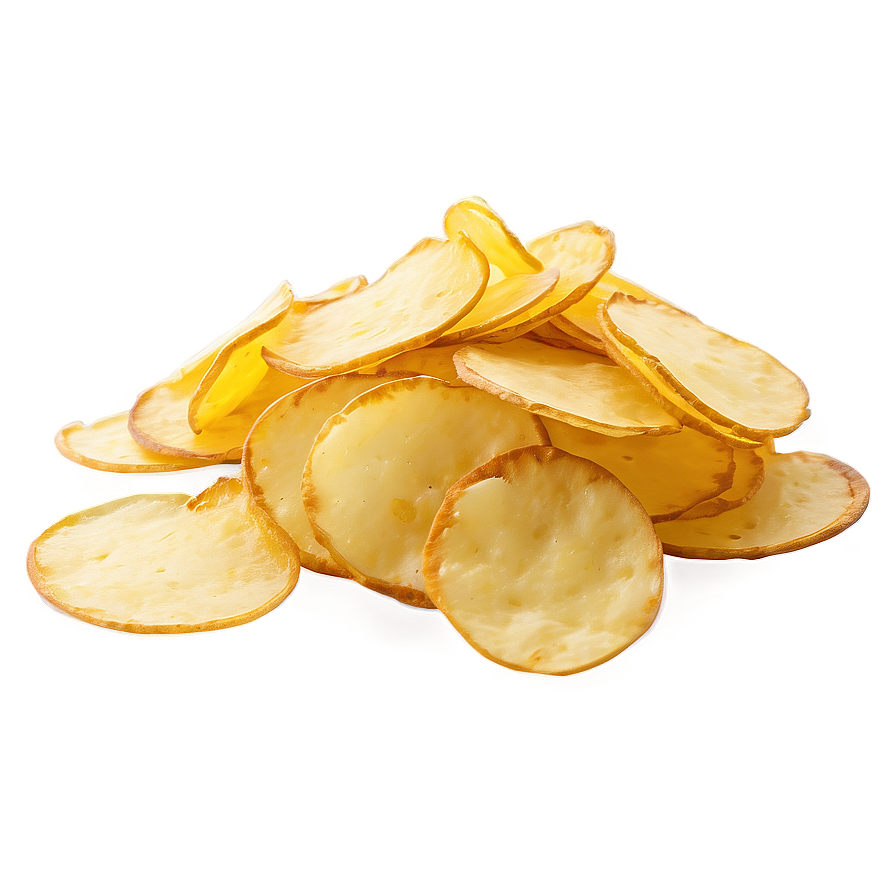 Salted Potato Chips Png 06202024