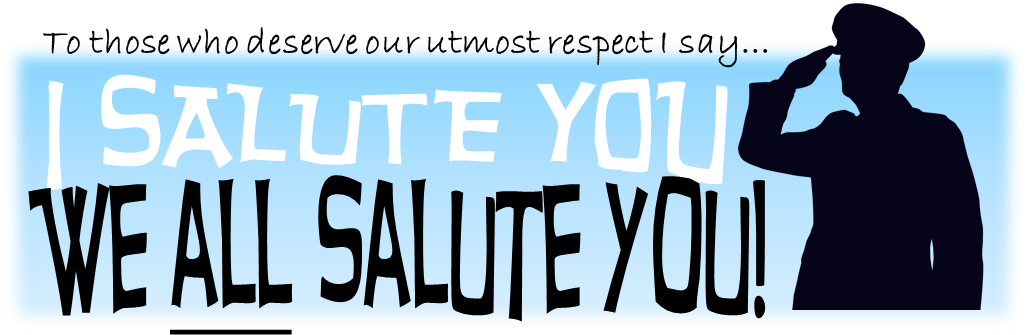 Saluting Respect Graphic