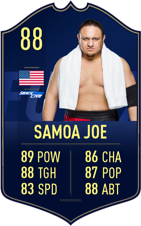 Samoa Joe Wrestler Card