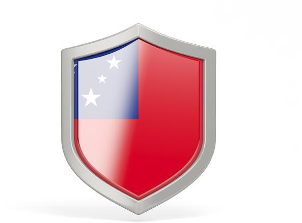 Samoa Shield Icon