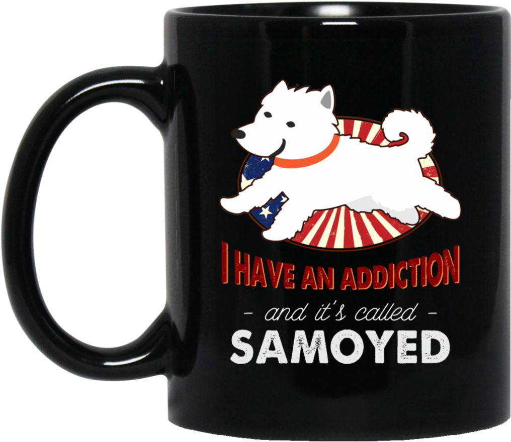 Samoyed Addiction Theme Mug