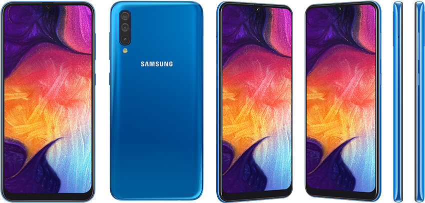 Samsung Galaxy A Series Smartphone Multiple Views