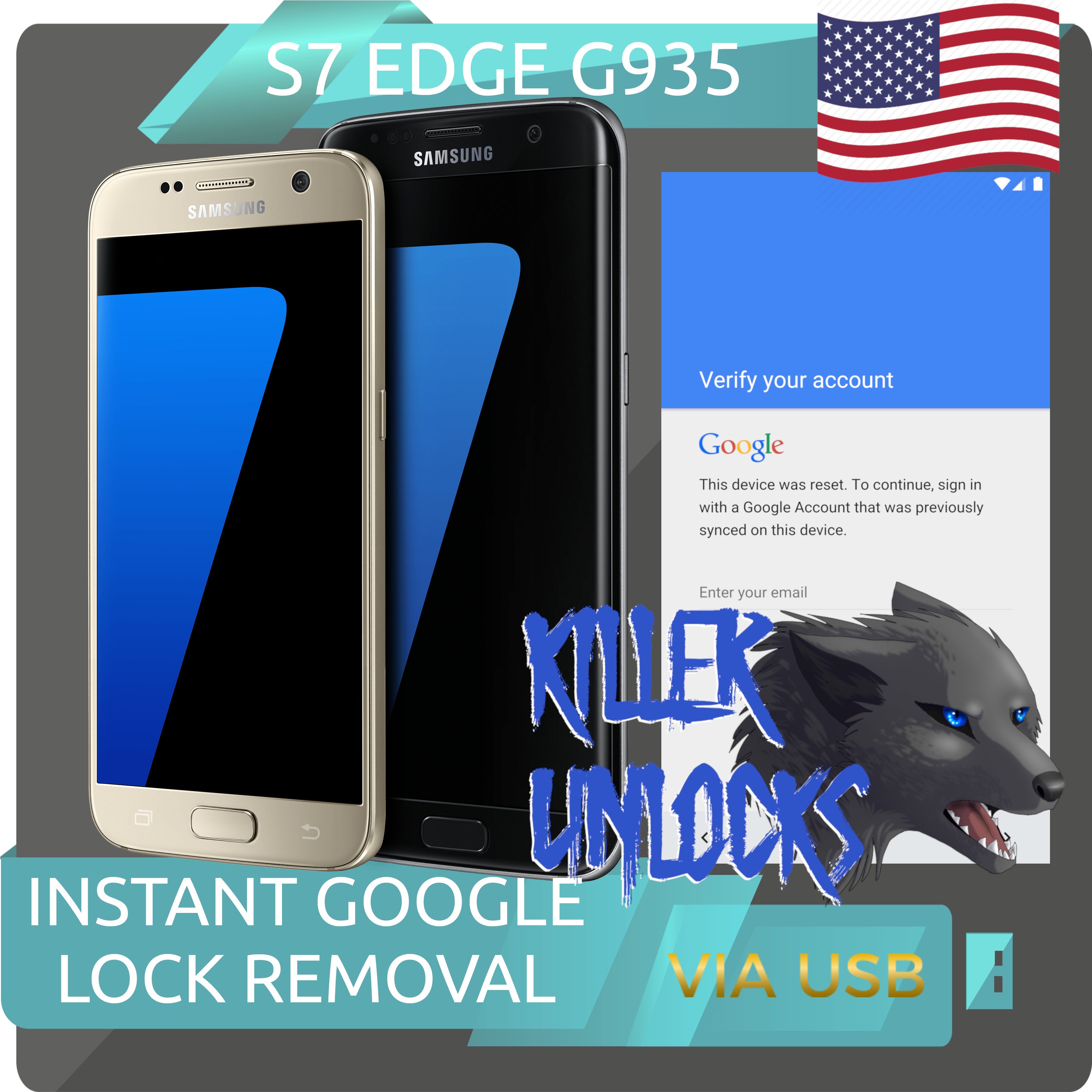 Samsung S7 Edge G935 Google Lock Removal Ad