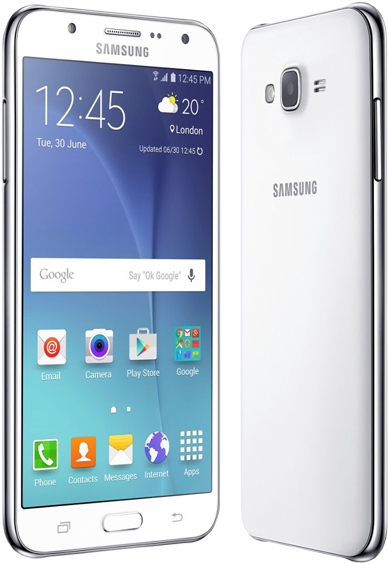 Samsung Smartphone Frontand Back View