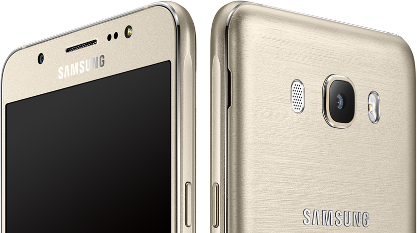 Samsung Smartphone Gold Finish
