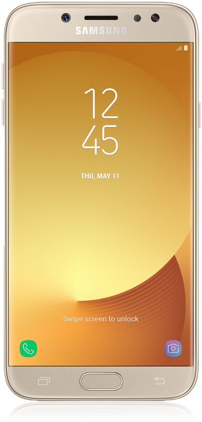 Samsung Smartphone Lockscreen Display