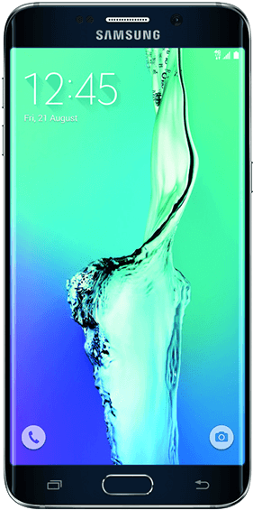 Samsung Smartphone Water Splash Screen