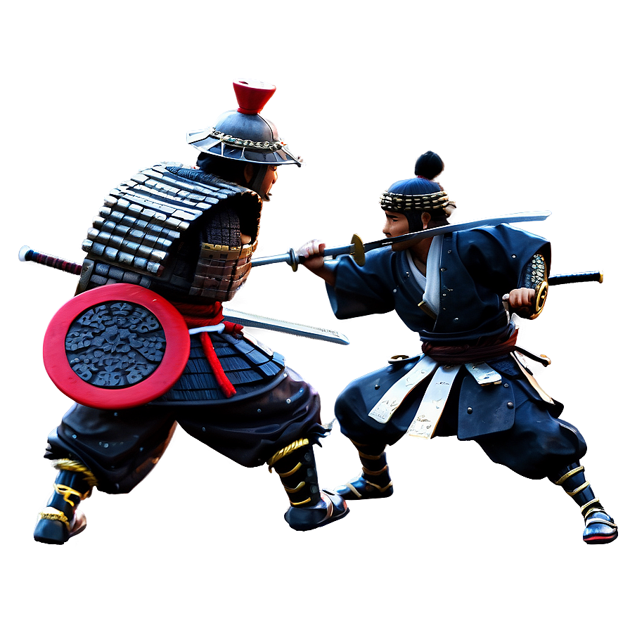 Samurai Battle Scene Png 05212024