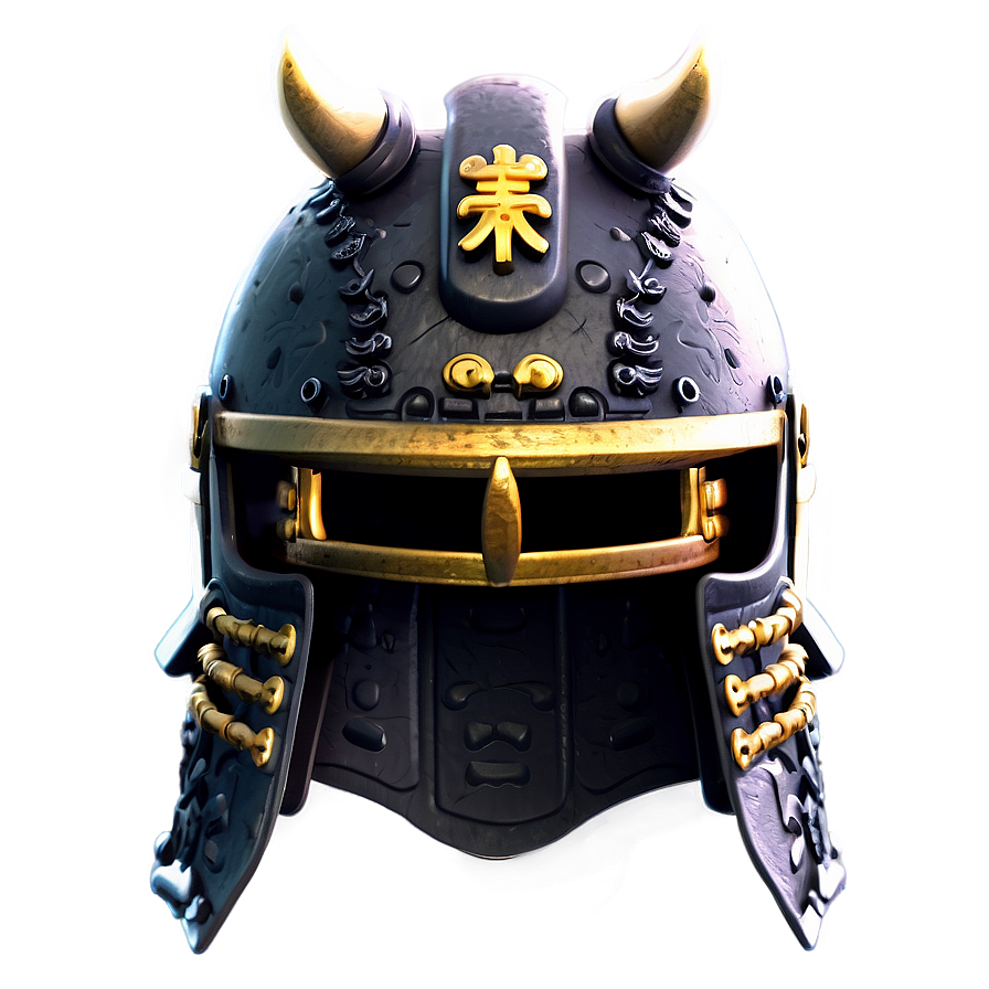 Samurai Helmet Graphic Png Miu