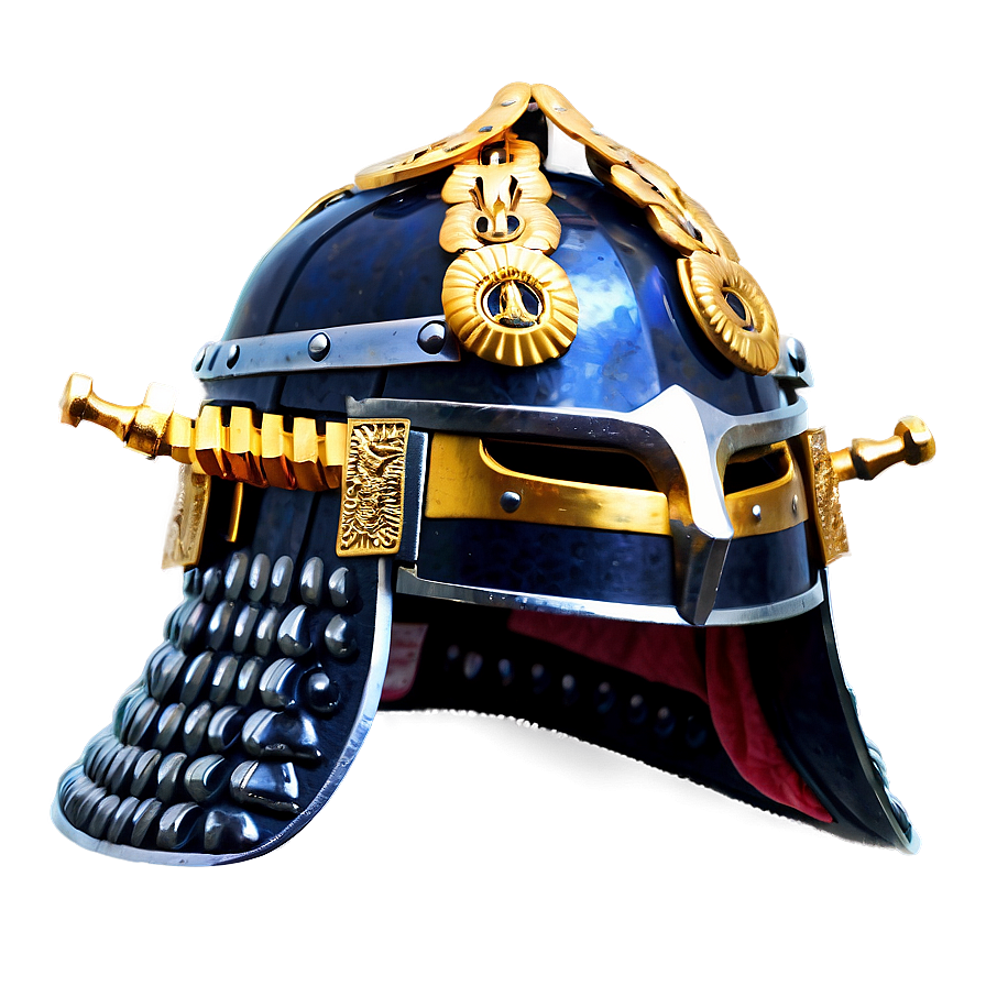 Samurai Helmet In Battle Png 06132024