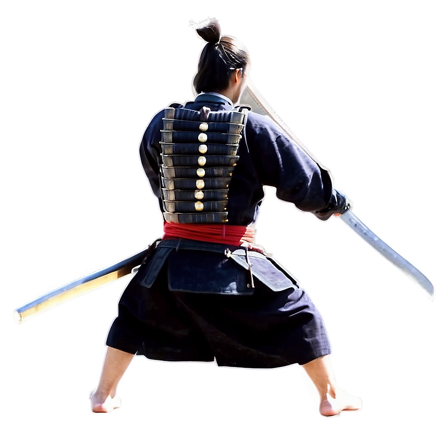 Samurai In Action Png 96