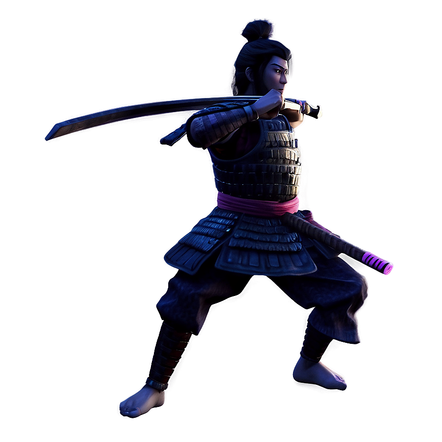 Samurai Warrior Pose Png 54