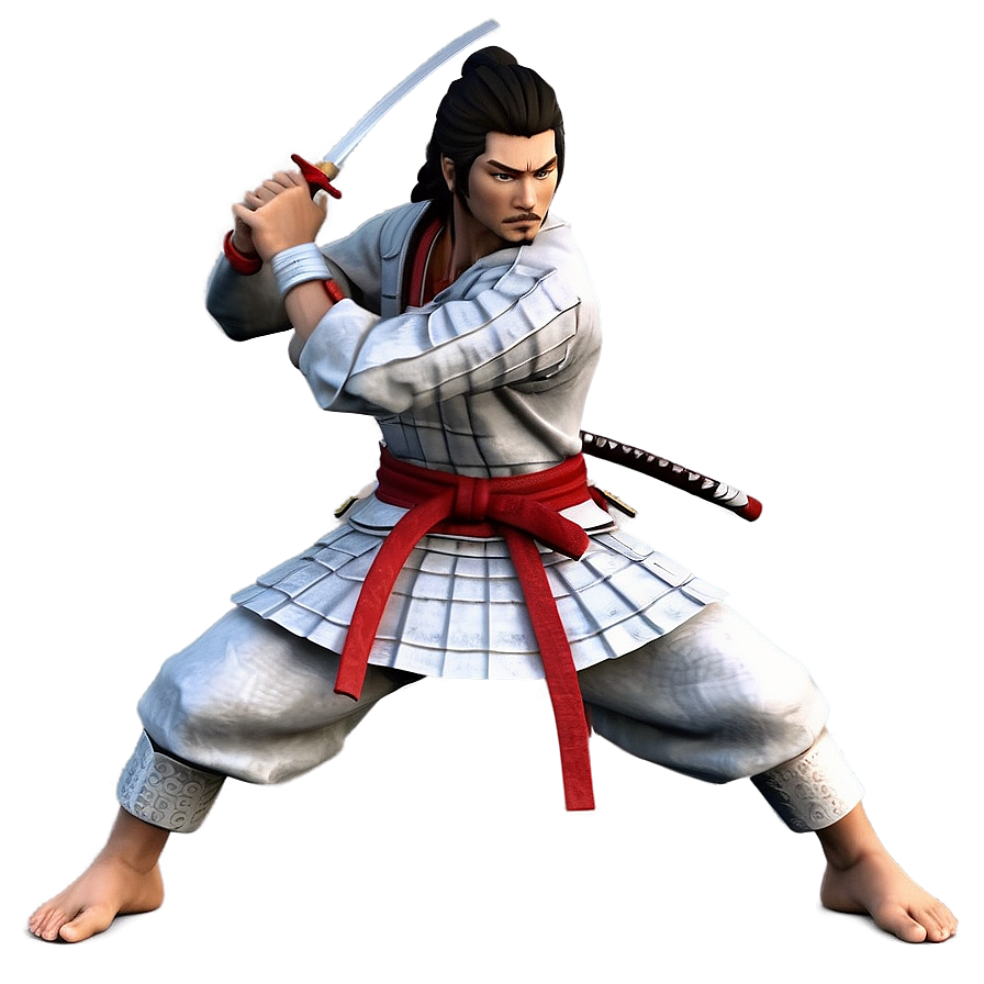 Samurai Warrior Stance Png 05212024