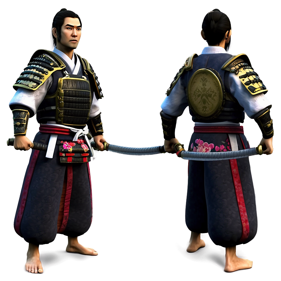 Samurai Warrior Stance Png 05212024