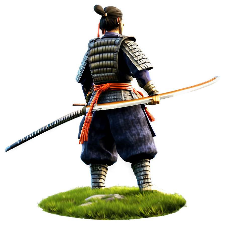 Samurai With Bow Png 05212024