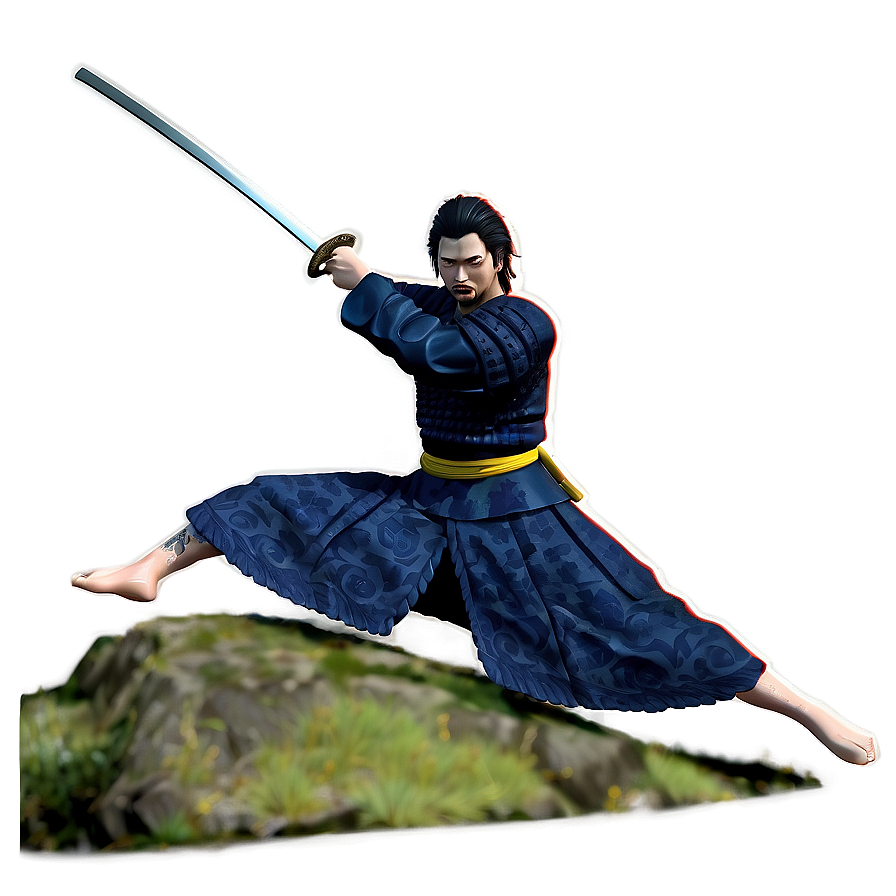 Samurai With Katana Png 13