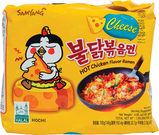 Samyang Cheese Hot Chicken Flavor Ramen Package