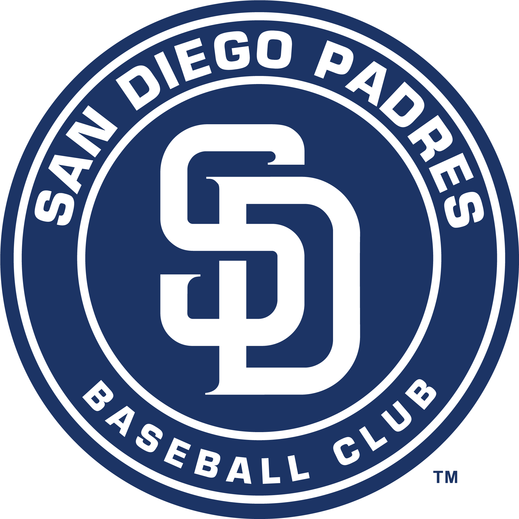 San Diego Baseball Club Circle Logo