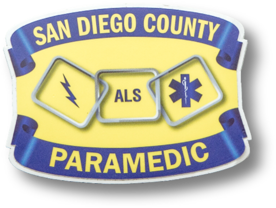 San Diego County Paramedic Badge