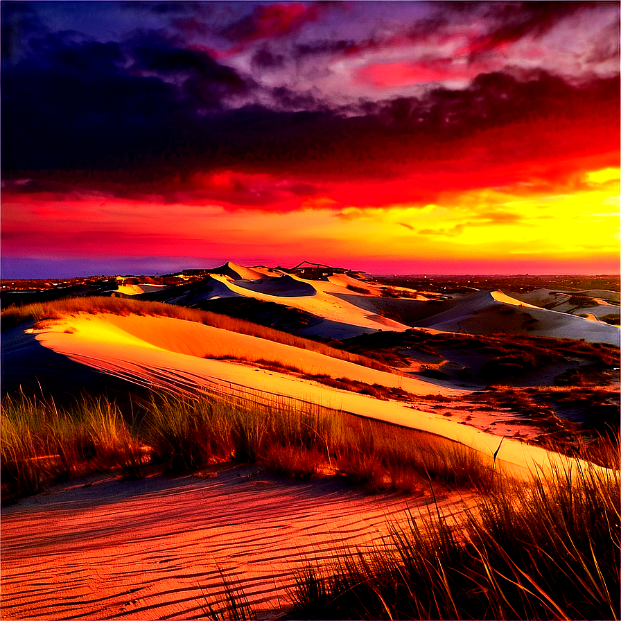 Sand Dunes And Sunset Colors Png 06292024