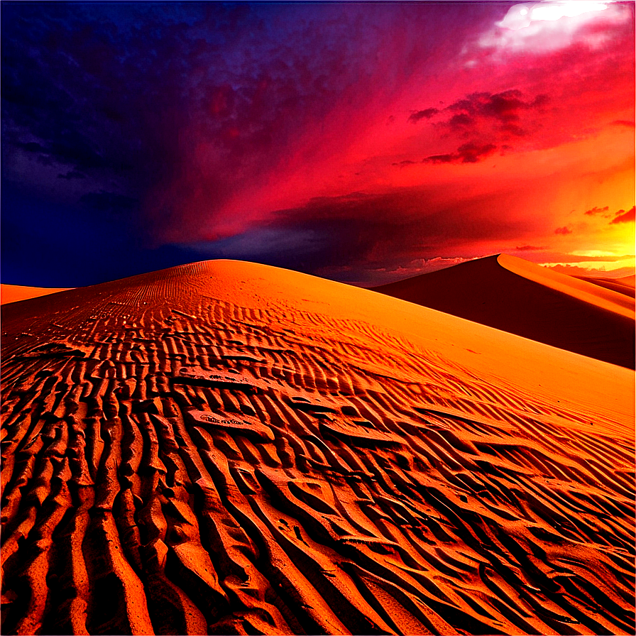 Sand Dunes And Sunset Colors Png Uxa80